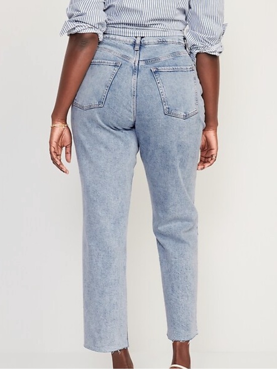 Old Navy Denim - Old Navy Light Blue Straight-Leg High Waist Jeans sz 20 plus sz